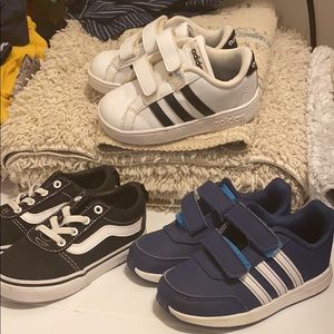 2 adidas 1 vans
